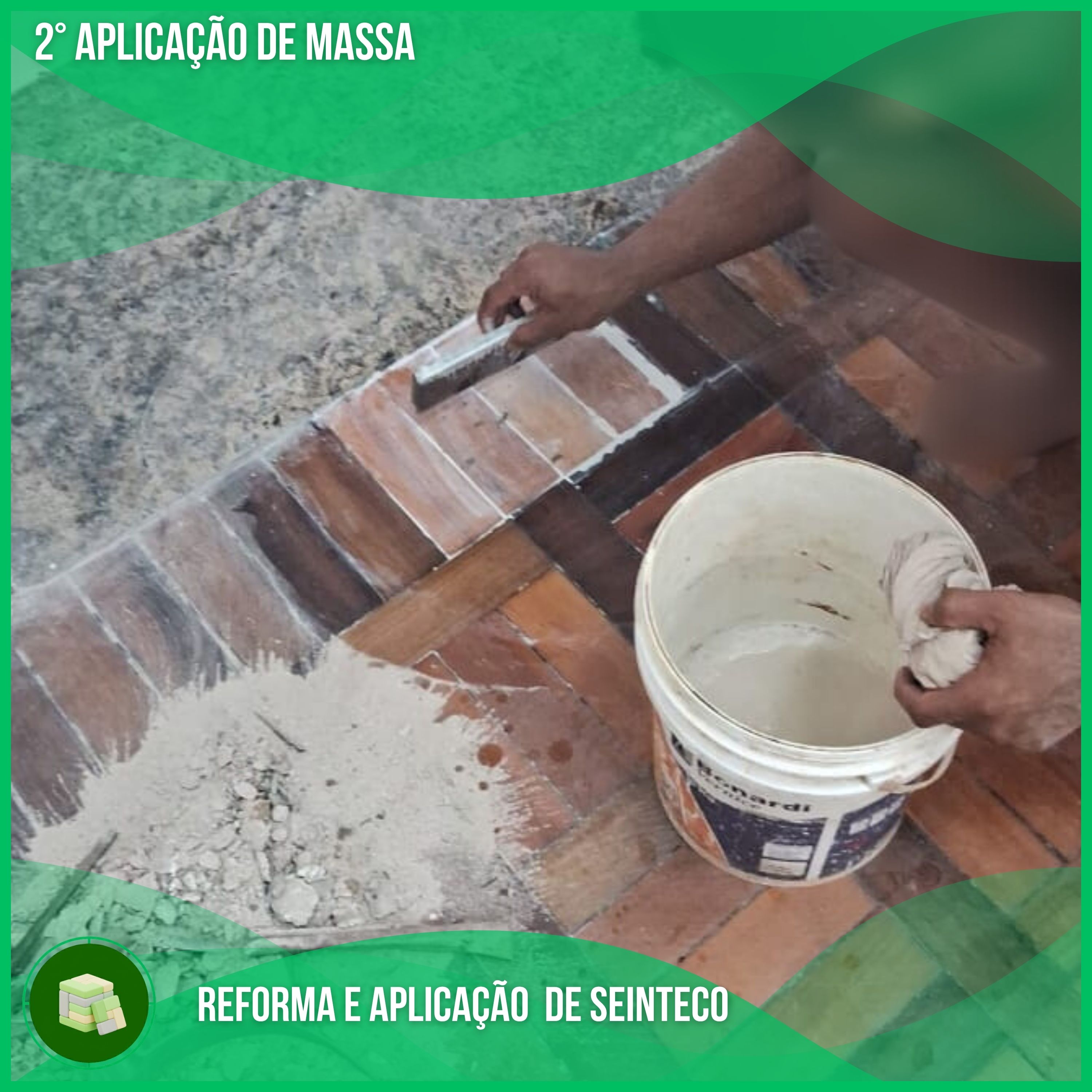 Piso de Taco reformado com Sinteco - Foto 3