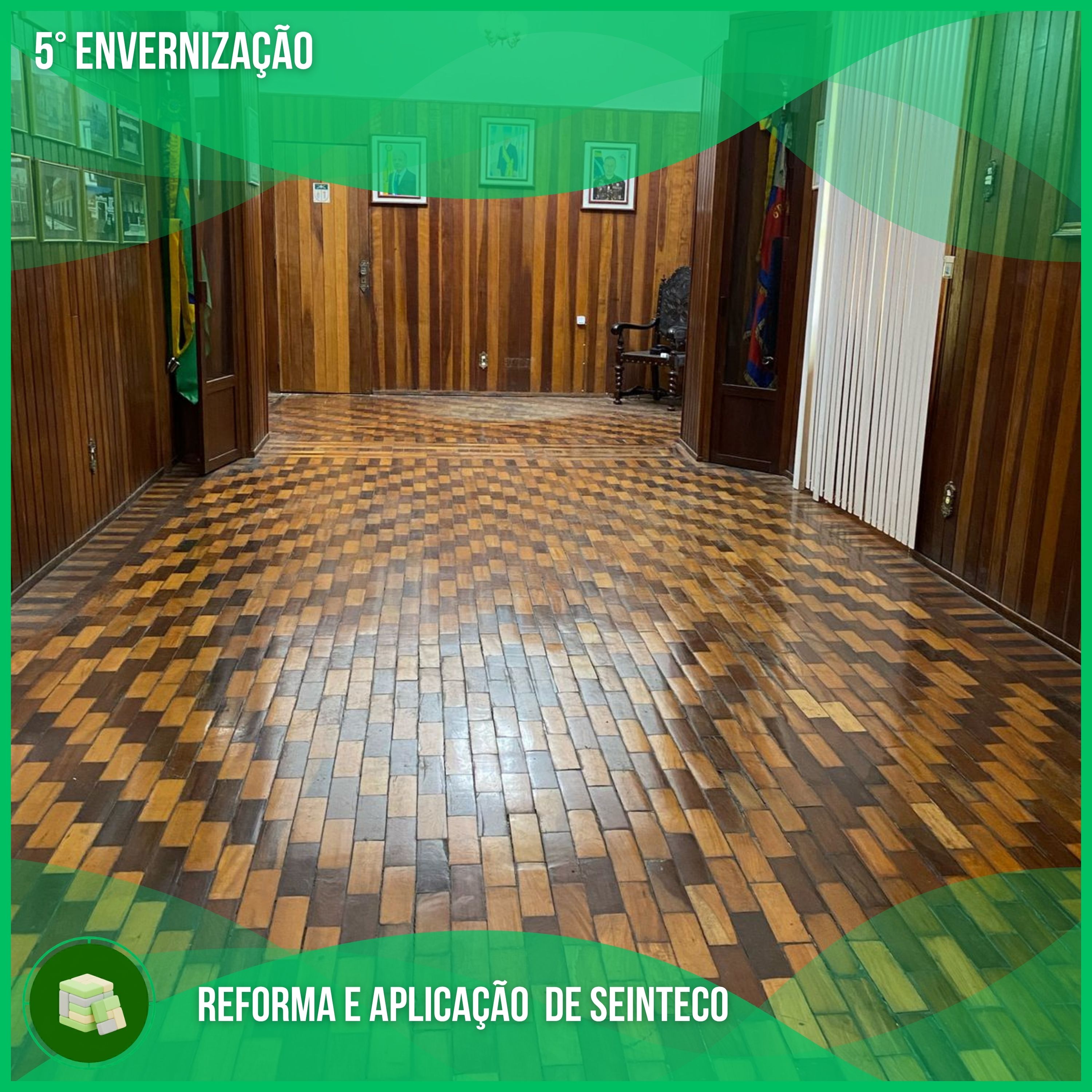 Piso de Taco reformado com Sinteco - Foto 4