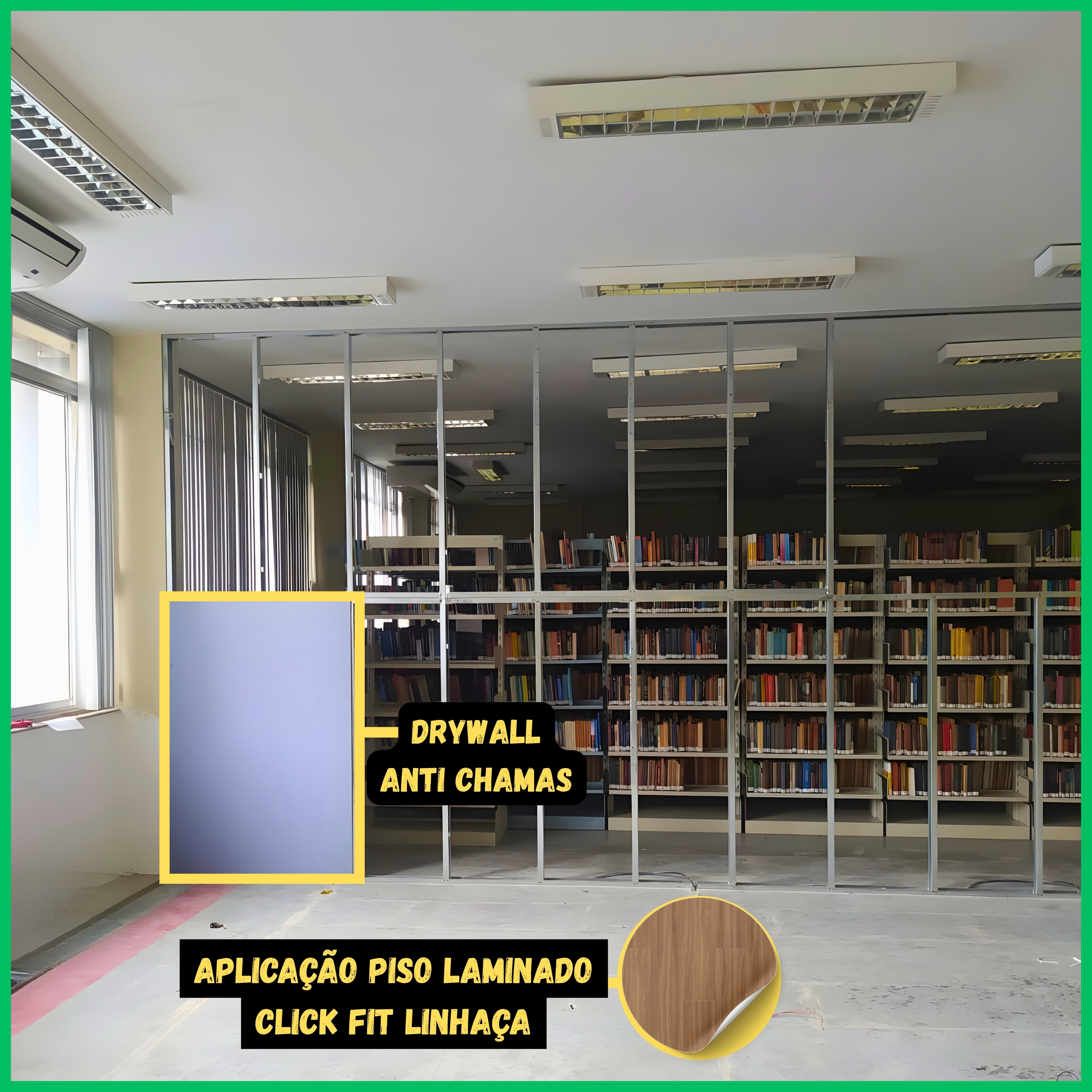 Drywall, Piso Click e Pintura Industrial - Foto D3